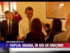 Barack Obama in vizita la un restaurant chinezesc