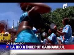 La Rio de Janeiro a inceput carnavalul!
