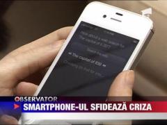 Telefoanele inteligente sfideaza criza
