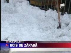 Ucis de zapada de pe acoperis