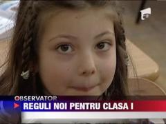 Reguli noi pentru clasa intai