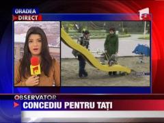 Concediu obligatoriu pentru proaspetii tati