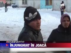 Copil de 9 ani, injunghiat din joaca
