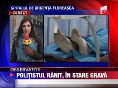 Politistul ranit in cea de-a doua deflagratie din Sighet, in strare grava