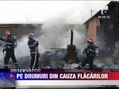 Incendiu in Capitala