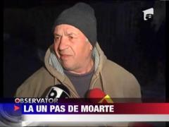 Un medic din Iasi era sa arda de viu in propria masina