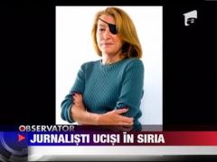 Jurnalisti ucisi in Siria