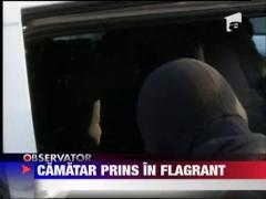 Camatar prins in flagrant