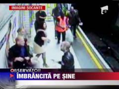 Imagini socante dintr-o statie de metrou londoneza