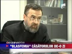 Primarii transformati in Cupidon pentru o zi pusi la colt de biserica