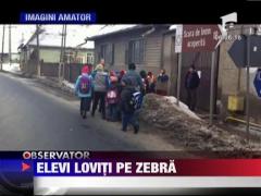 Mures: Copii spulberati pe trecerea de pietoni de un TIR