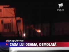 Casa lui osama demolata
