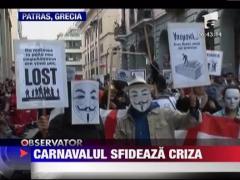 Cel mai mare carnaval din Grecia sfideaza criza