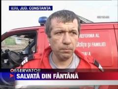 Salvata din fantana