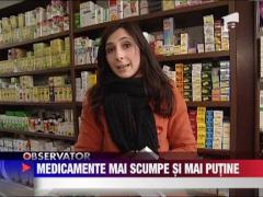 Medicamente mai scumpe si mai putine