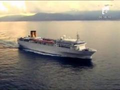 Inca o nava de croaziera Costa Concordia naufragiata