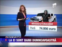 Ministerele si-au publicat cheltuielile