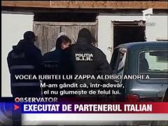 Italianul care si-a asasinat partenerul de afaceri, arestat pentru 30 de zile