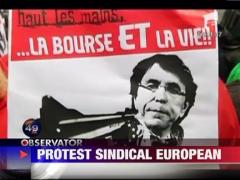 Manifestatii impotriva politicii de austeritate