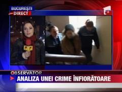 Tanara care si-a decapitat copilul, dusa la expertiza psihiatrica