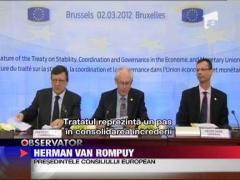 Traian Basescu a gafat la semnarea Pactului Fiscal