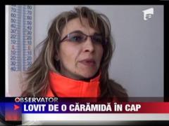 Bistrita: Muncitor lovit de o caramida in cap