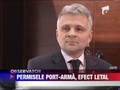 Permisele de port-arma, efect letal