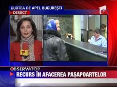 Recurs in afacerea pasapoartelor