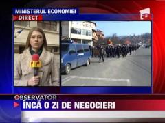 Minerii din Valea Jiului continua protestele