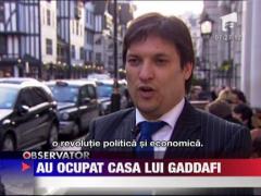 Mai multi libieni au ocupat o casa de lux din Londra detinuta de Gaddafi