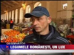 Legumele romanesti, putine si scumpe
