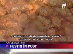 Targ cu bunatati de post in Capitala