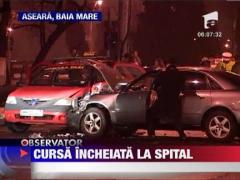 Baia Mare: O soferita neatenta a bagat un taximetrist in spital