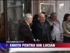 Actorul Ion Lucian, in continare internat la Floreasca