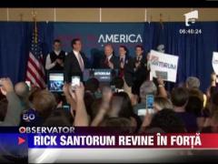 Rick Santorum a castigat alegerile republicane din Alabama si Mississippi