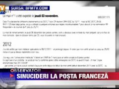Sinucideri la posta franceza