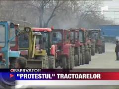 Protest cu tractoare