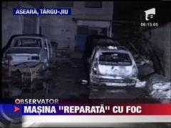 Targu Jiu: Masina facuta scrum intr-un service neautorizat