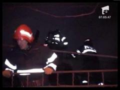 Incendiu puternic in Resita