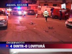 Accident spectaculos in Suceava