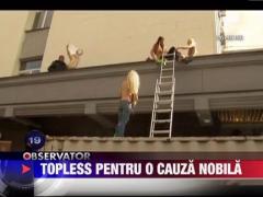 Topless pentru o cauza nobila