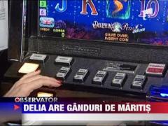 Delia Matache se relaxeaza in cazinou inainte de nunta