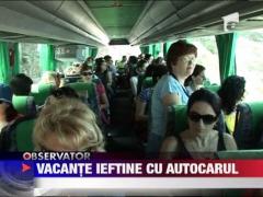 Vacantele cu autocarul, preferate de romani