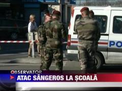 Trei copii si un profesor, executati in fata unei scoli din Franta