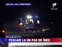 Pescari la un pas de inec