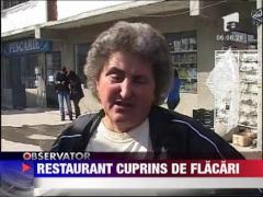 Restaurant cuprins de flacari