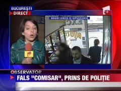 Unul dintre falsii inspectori a fost prinsi