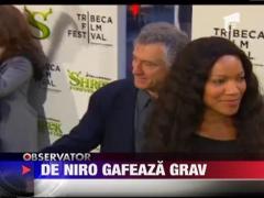 Gafa lui De Niro la adresa primei doamne
