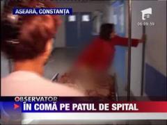 Spulberata de o duba in timp ce mergea pe trotuar