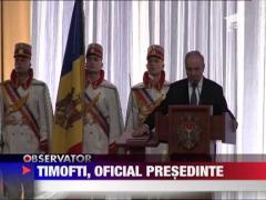 Nicolae Timofti este oficial presedintele Rep. Moldova